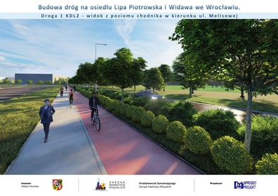 Ul. Cynamonowa - Budowa dróg na osiedlu Lipa Piotrowska i Widawa we Wrocławiu